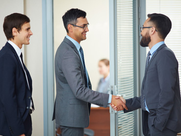 與某某公司合作簽約現(xiàn)場圖